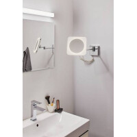 HomeSpa LED Kosmetikspiegel Jora IP44 White Switch 60lm 230V