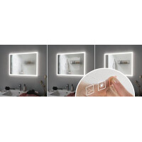 HomeSpa LED Leuchtspiegel Mirra IP44 Whi gallery