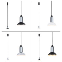 Neordic Pendelleuchte Runa GU10 max. 20W Schwarz Anthrazit d