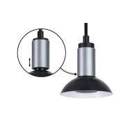 Neordic Pendelleuchte Runa GU10 max. 20W Schwarz Anthrazit d
