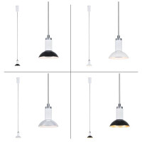 Neordic Pendelleuchte Runa GU10 max. 20W Weiß Grau dim