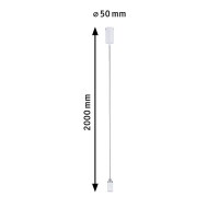 Neordic Pendelleuchte Runa GU10 max. 20W Weiß Grau dim