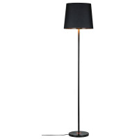 Neordic Stehleuchte Enja E27 max. 20W Schwarz Kupfer Stoff M