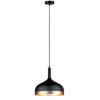 Neordic Pendelleuchte Embla E27 max. 20W Schwarz Kupfer matt