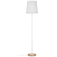 Neordic Stehleuchte Stellan E27 max. 20W Weiß Holz Sto