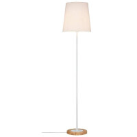 Neordic Stehleuchte Stellan E27 max. 20W Weiß Holz Sto