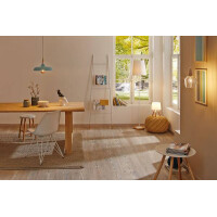 Neordic Stehleuchte Stellan E27 max. 20W Weiß Holz Sto