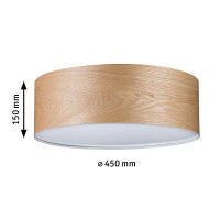 Neordic Deckenleuchte Liska E27 230V max. 3x20W dimmbar Holz