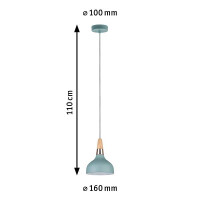 Neordic Pendelleuchte Juna E14 max. 20W Softgrün Kupfer