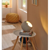 Neordic Tischleuchte Ingram E27 max. 20W Grau Beton 3