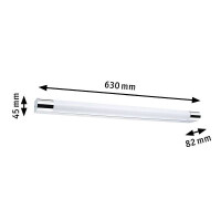 LED Spiegelleuchte Mizar IP44 3000K 835lm 230V 10,5W Chrom W