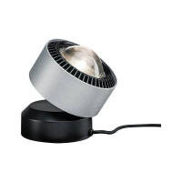 LED Tischleuchte Aldan 2700K 200lm 3,5W Schwarz Alu geb&uuml