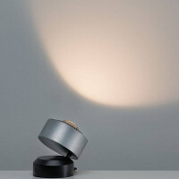 LED Tischleuchte Aldan 2700K 200lm 3,5W Schwarz Alu geb&uuml