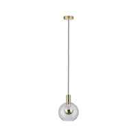 Neordic Pendelleuchte Esben E27 max. 20W Klar Messing geb&uu