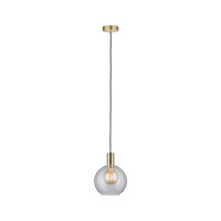 Neordic Pendelleuchte Esben E27 max. 20W Klar Messing geb&uu