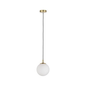 Neordic Pendelleuchte Menja E27 max. 20W Weiß Messing 
