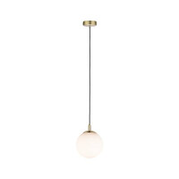 Neordic Pendelleuchte Menja E27 max. 20W Weiß Messing 
