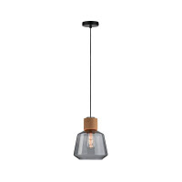 Neordic Pendelleuchte Elia E27 max. 20W Rauchglas Kork Schwa