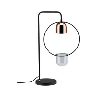 Neordic Tischleuchte Fanja GU10 max. 20W Schwarz Kupfer Meta