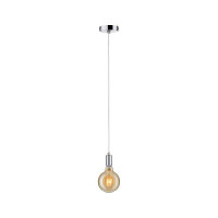 Pendelleuchte Larus IP44 E27 max. 60W Chrom dimmbar 2