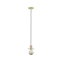 Neordic Pendelleuchte Stian E27 max. 60W Messing gebürs