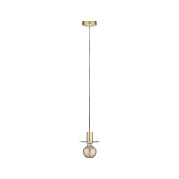 Neordic Pendelleuchte Stian E27 max. 60W Messing gebürs