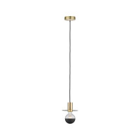 Neordic Pendelleuchte Stian E27 max. 60W Messing gebürs