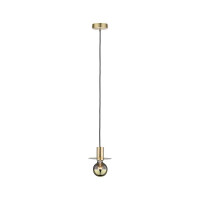 Neordic Pendelleuchte Stian E27 max. 60W Messing gebürs