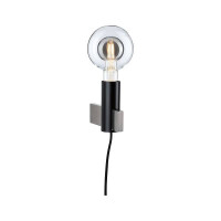 Neordic Wandleuchte Aik E27 230V max. 20W dimmbar Schwarz 6