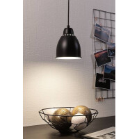 Neordic Pendelleuchte Hilla E27 max. 40W Schwarz dimmbar Met