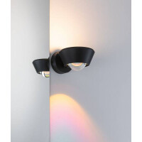 LED Wandleuchte Sabik IP44 2700K 840lm / 320lm 230V 9 / 1x4W
