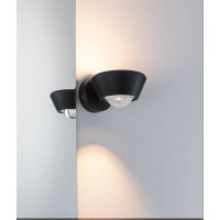 LED Wandleuchte Sabik IP44 2700K 840lm / 320lm 230V 9 / 1x4W