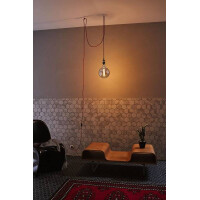 Neordic Pendelleuchte Eldar inkl. Stecker E27 max. 20W Rot N
