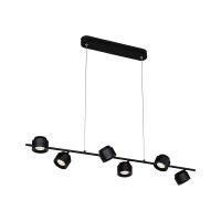 LED Pendelleuchte 3-Step-Dim Puric Pane 6x4,5W Schwarz 3