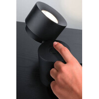 LED Tischleuchte 3-Step-Dim Puric Pane 2700K 300lm 3W Schwar