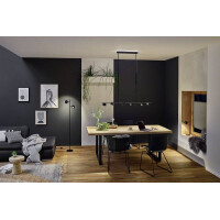 LED Tischleuchte 3-Step-Dim Puric Pane 2700K 400lm 5,5W Schw