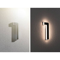 Solar LED Hausnummernleuchte inkl. wechselbarer Akku Nummer 