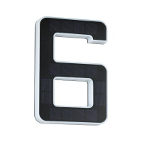 Solar LED Hausnummernleuchte inkl. wechselbarer Akku Nummer 