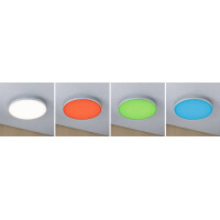 LED Panel Smart Home Zigbee Velora rund 400mm RGBW Wei&szlig