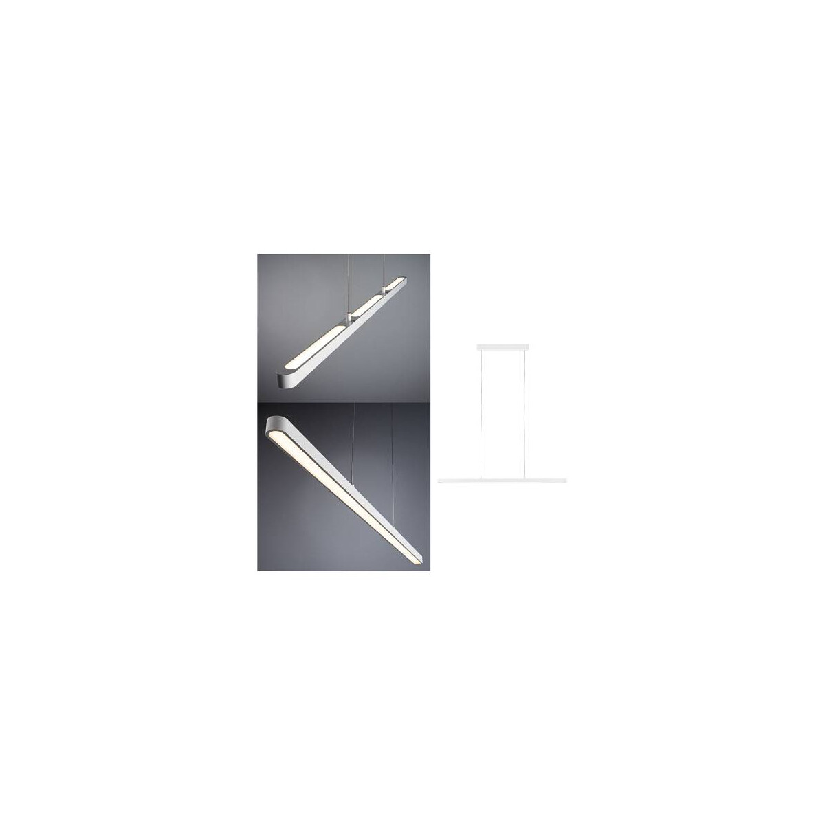 LED Pendelleuchte Lento 2700K 1800lm 42W Weiß dimmbar