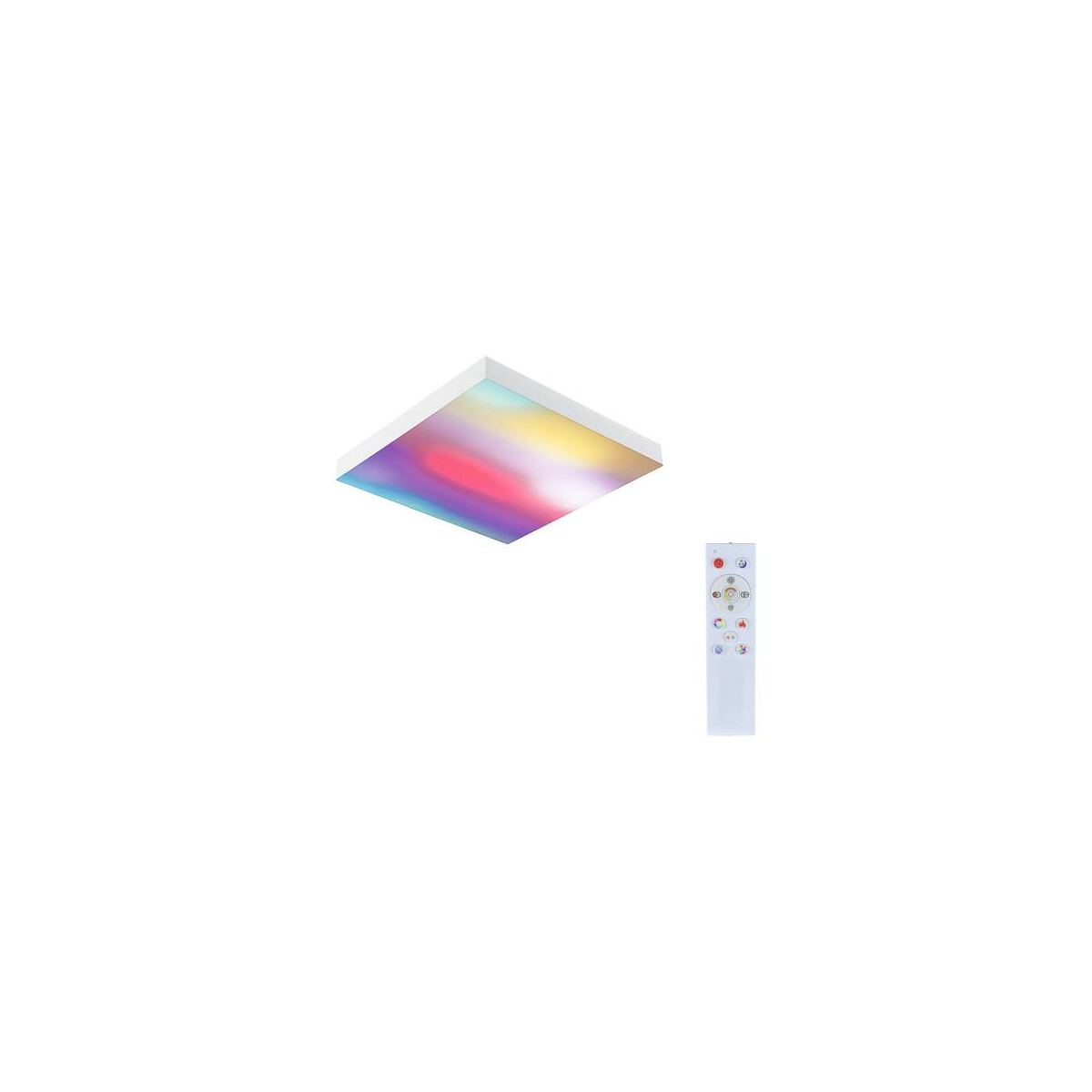 LED Panel Velora Rainbow dynamicRGBW eckig 295x295mm 3000 - 6500K Weiß dimmbar