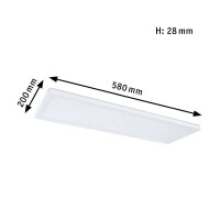 LED Panel Atria Shine Backlight eckig 580x200mm 4000K Wei&sz