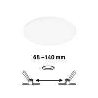 VariFit LED Einbaupanel Veluna Edge IP44 rund 160mm 1100lm 4