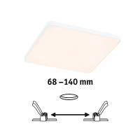 VariFit LED Einbaupanel Veluna Edge IP44 eckig 160x160mm 110