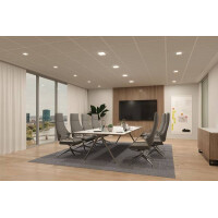 VariFit LED Einbaupanel Veluna Edge IP44 eckig 160x160mm 110