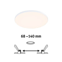 VariFit LED Einbaupanel Veluna Edge IP44 rund 160mm 1100lm 3