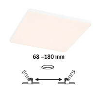 VariFit LED Einbaupanel Veluna Edge IP44 eckig 200x200mm 150