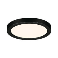VariFit LED Einbaupanel Areo IP44 rund 118mm 3000K Schwarz 3