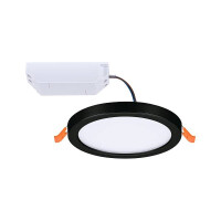 VariFit LED Einbaupanel Areo IP44 rund 118mm 3000K Schwarz 8