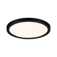 VariFit LED Einbaupanel Areo IP44 rund 175mm 3000K Schwarz 3